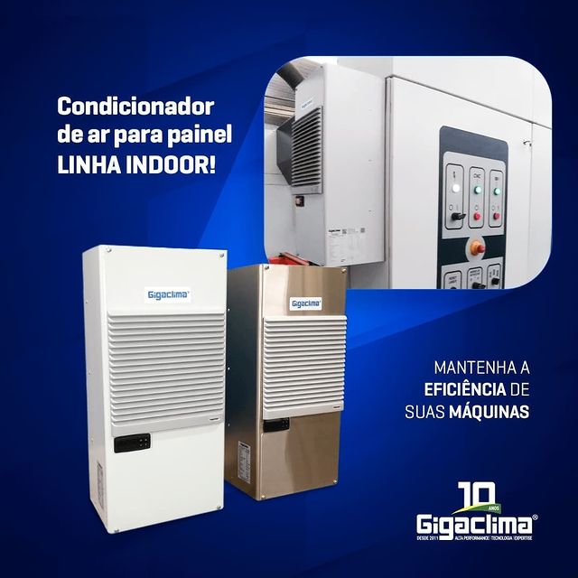 Linha INDOOR de condicionadores de ar para painel elétrico