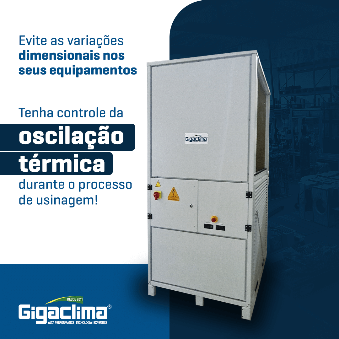 Tenha controle da oscilação térmica durante o processo de usinagem