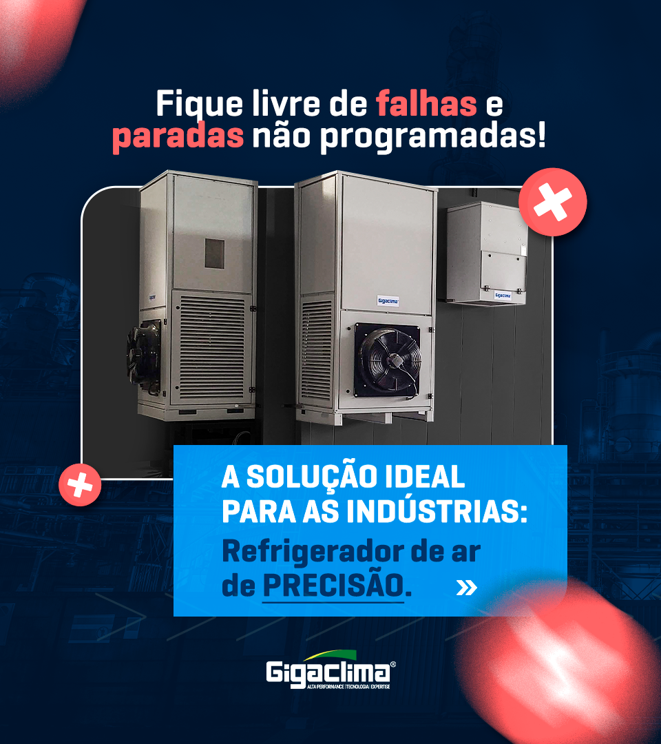 Fique livre de falhas e paradas não programadas: Refrigerador de ar de precisão