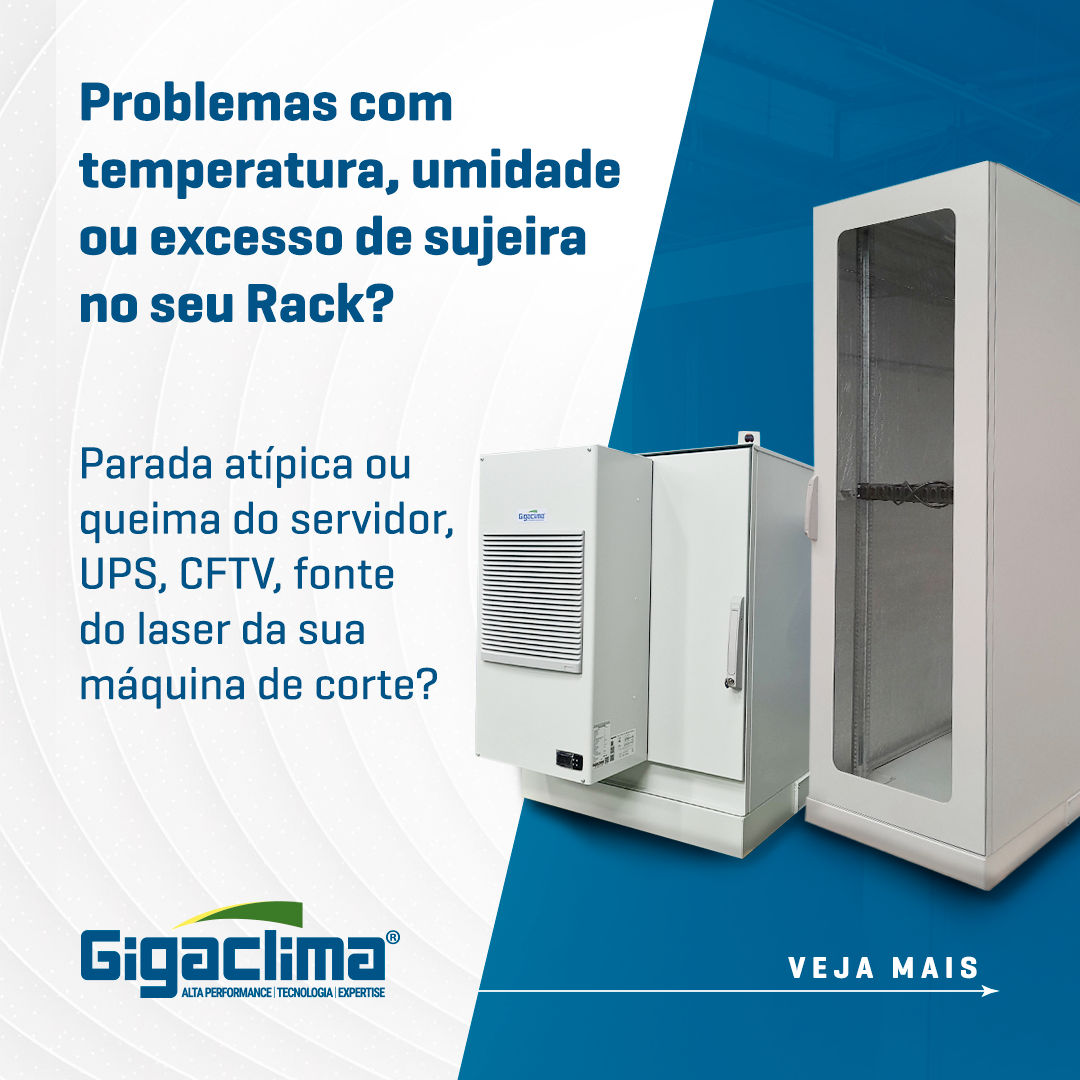 Problemas com temperatura, umidade ou excesso de sujeira no seu Rack?